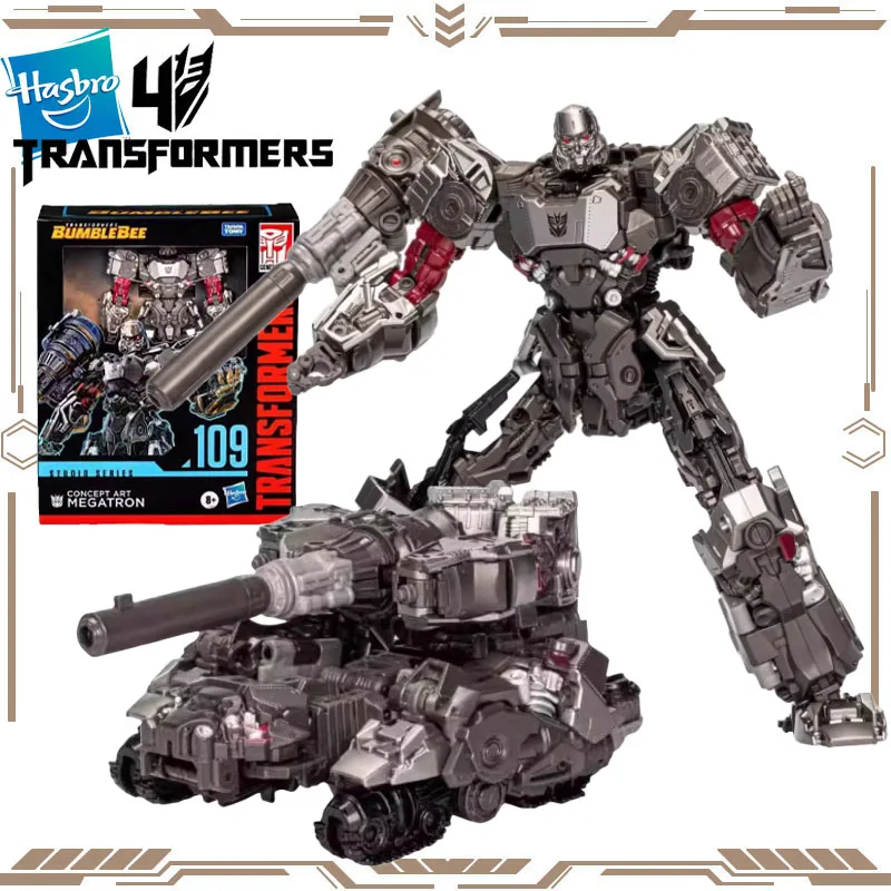 Hasbro 오리지널 트랜스포머 스튜디오 시리즈 109 컨셉 아트 메가트론 액션 피규어 장난감 소년 소녀 선물 수집용 모델