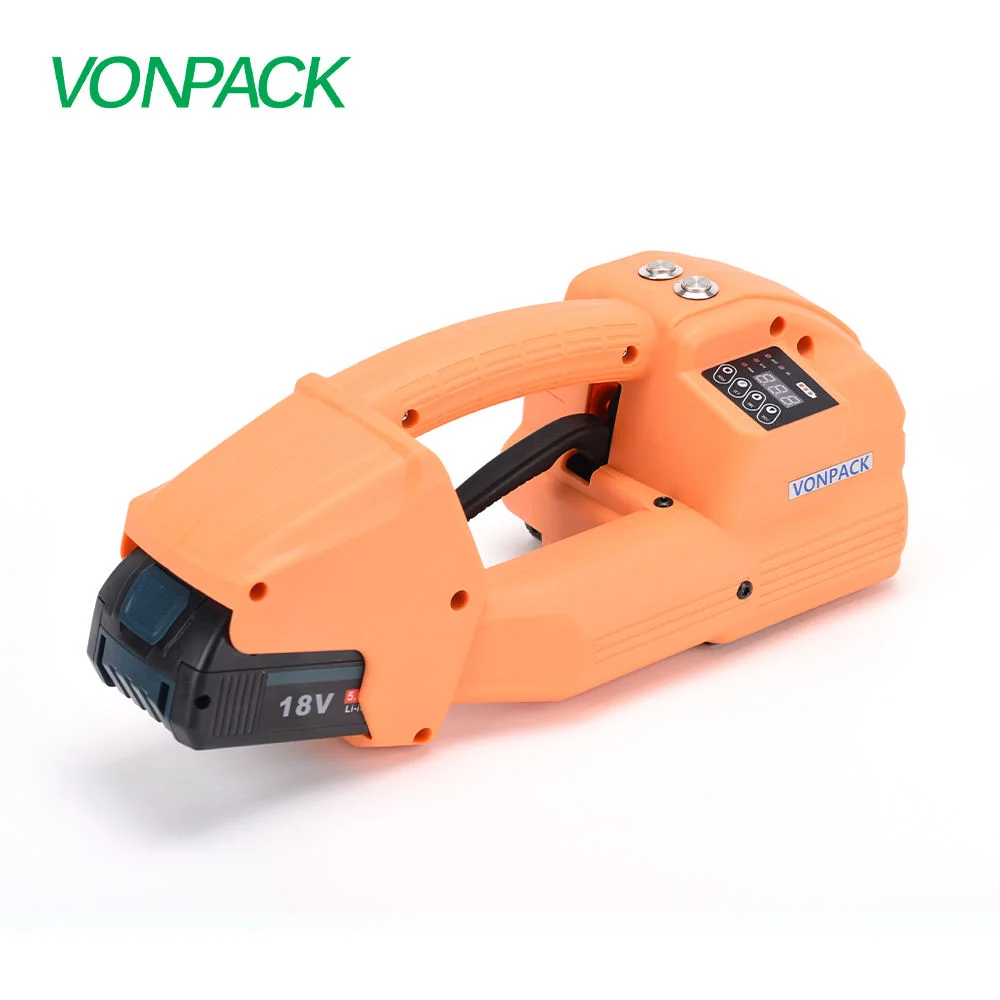 VONPACK Q2Lバッテリー式結束機 マニュアル PP PETバンド 電動携帯機械 プラスチックカートンパレット用包装機