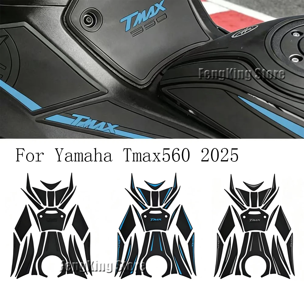 

For Yamaha Tmax560 2025 Motorcycle Fuel Tank Pad Anti-Slip Side Tmax560 2025 Motorcycle Fuel Tank pad Sticker