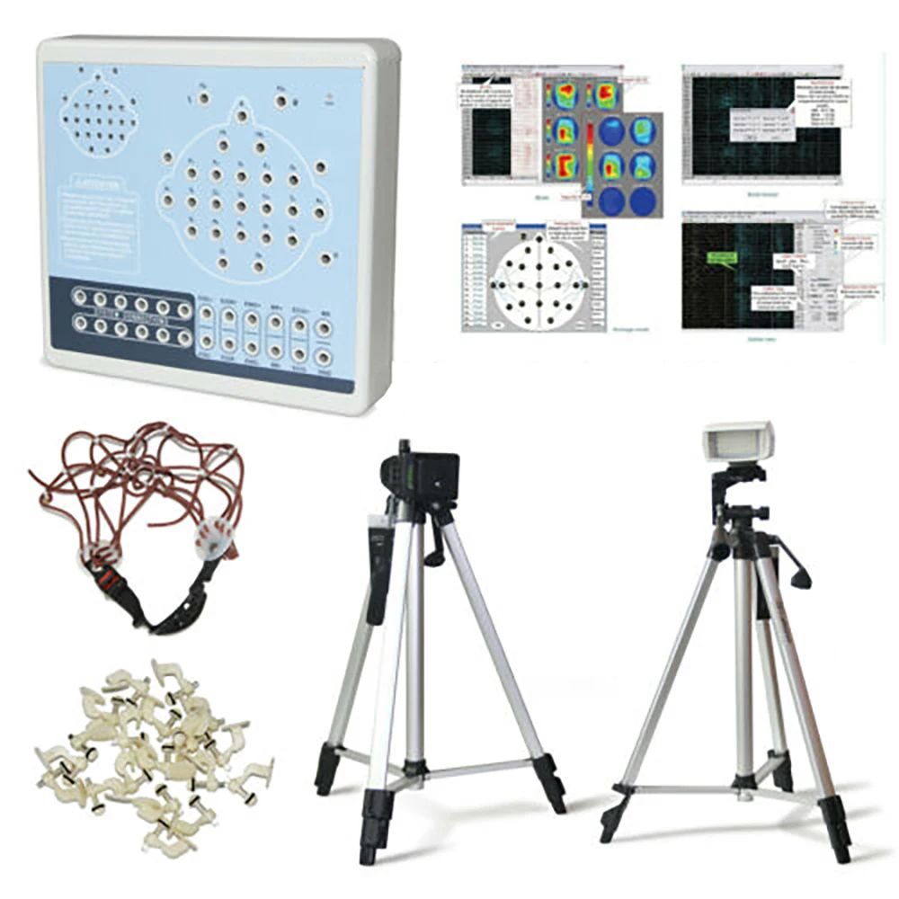 CONTEC 24 Channel Digital Electroencephalograph EEG Machine Clinical Analytical Instruments for Brain Electric Activity Mapping