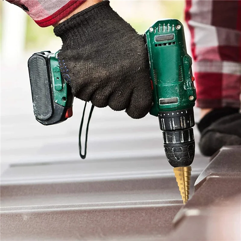 KYCOR-2Pcs 4-20mm hss ranhura reta passo broca de madeira metal buraco cortador núcleo broca pagode broca