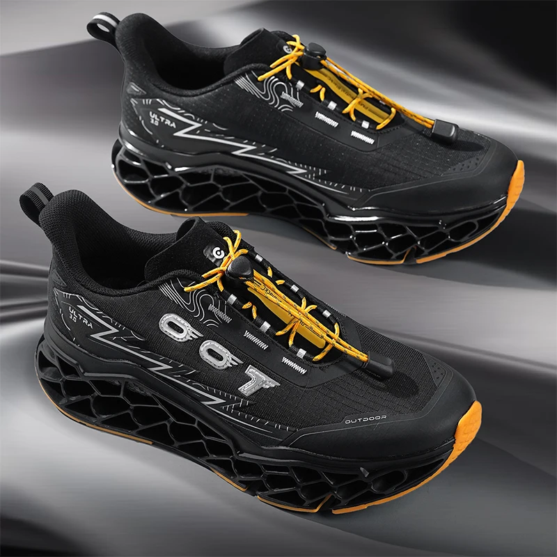 

Men's Running Shoes Breathable Luxury shoes Couple Outdoor Sneakers Trainer Shoes Mesh Cushioning Off-road Race Non-Slip Fashion