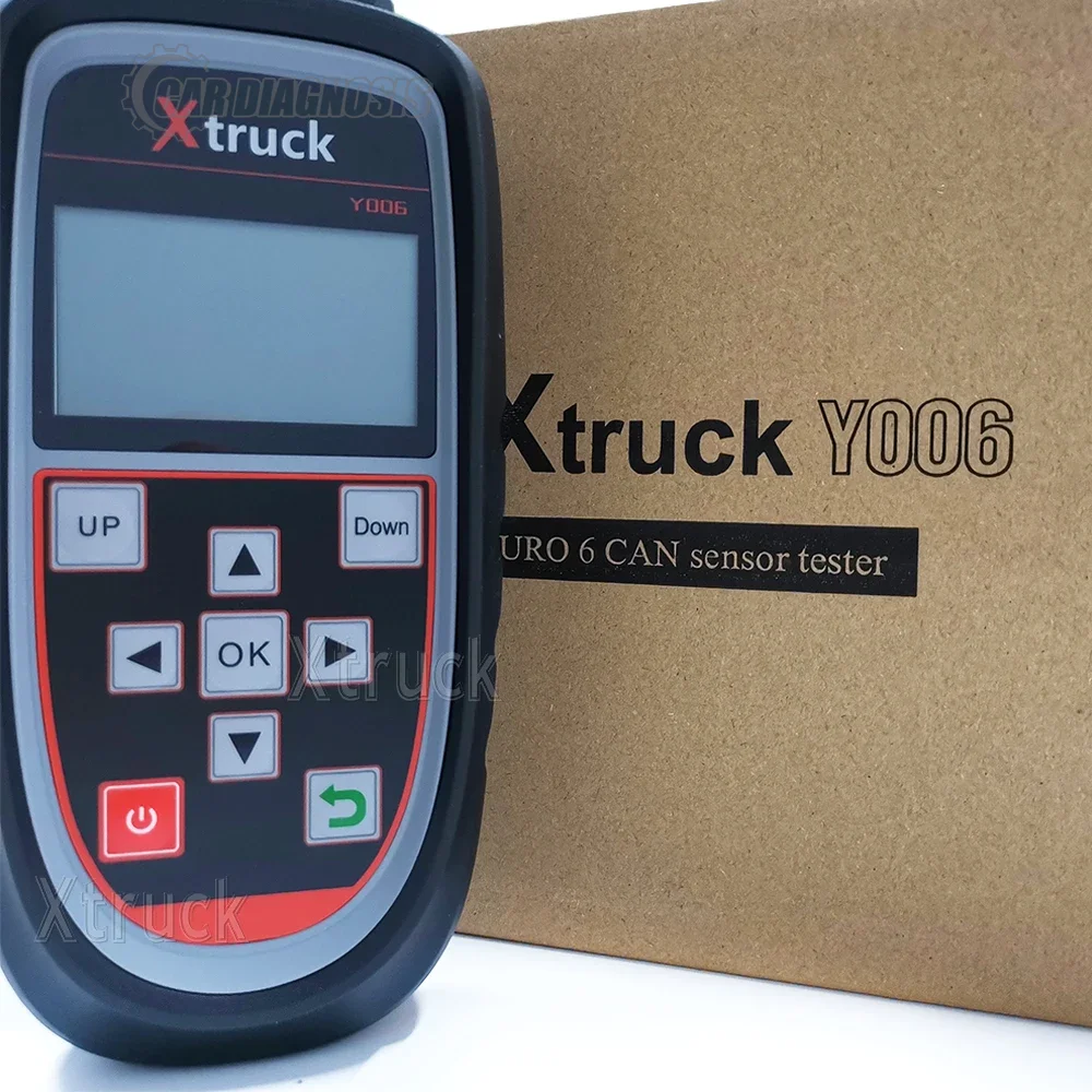 

Диагностический инструмент Xtruck Y006 EURO 6 для грузовиков: тестер CAN-сенсоров для диагностики неисправностей NOx, PM, SCR, J1939