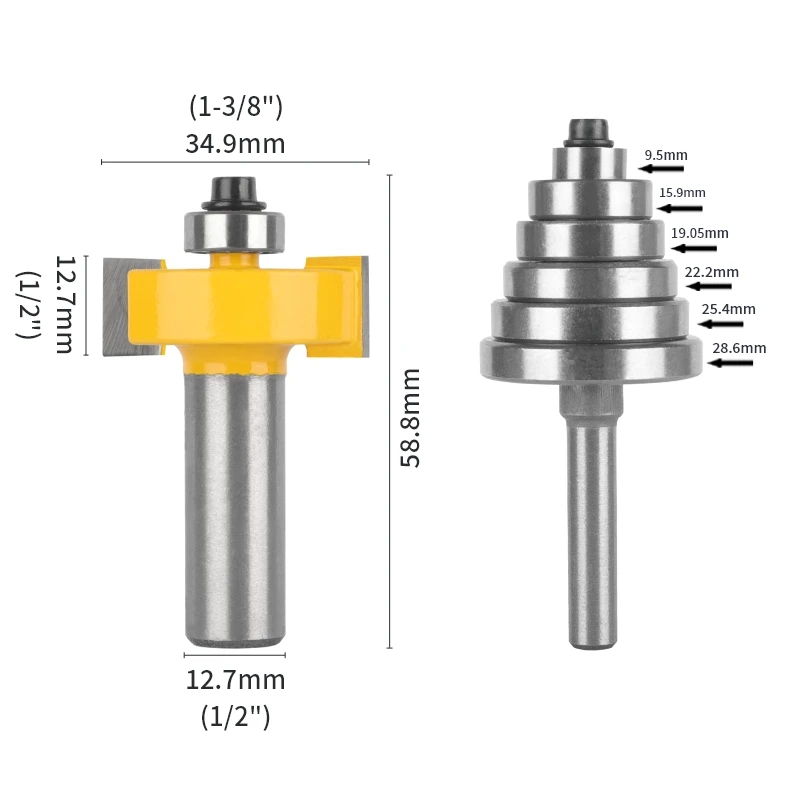 8mm 12mm 12.7mm \