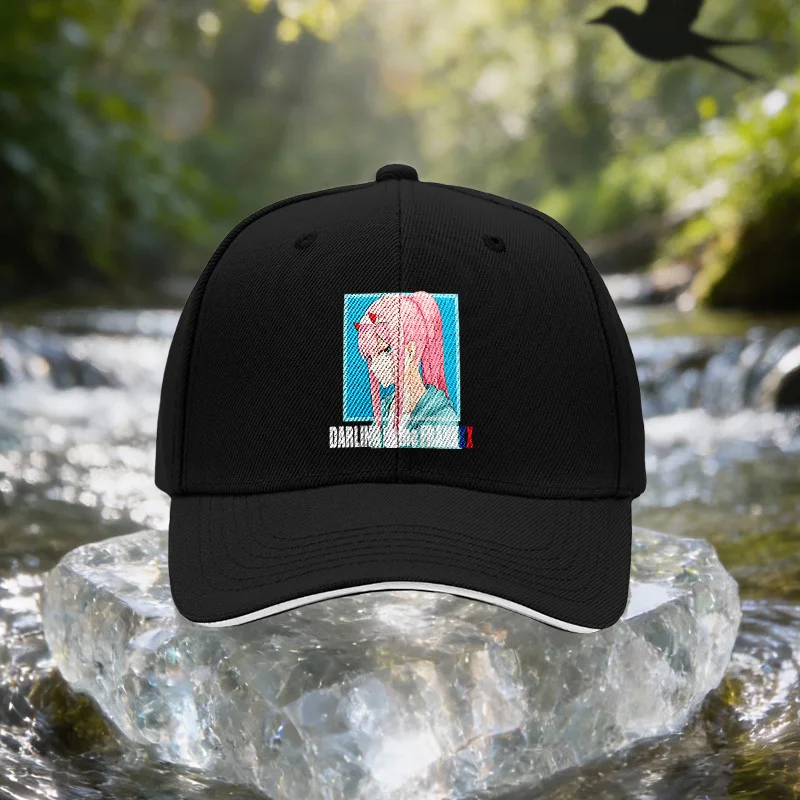 bone-de-beisebol-unissex-ajustavel-com-tema-de-menina-manga-e-cabelo-rosa-ideal-para-viagens-festas-aniversarios-e-presentes-tematicos