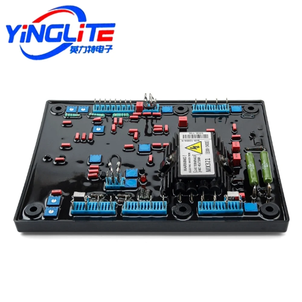 Imagem -05 - Regulador de Tensão Automático e Estabilizador Painel de Controle Gerador de Ímã Permanente Trifásico Peças Sobressalentes Mx321 Avr Pmg