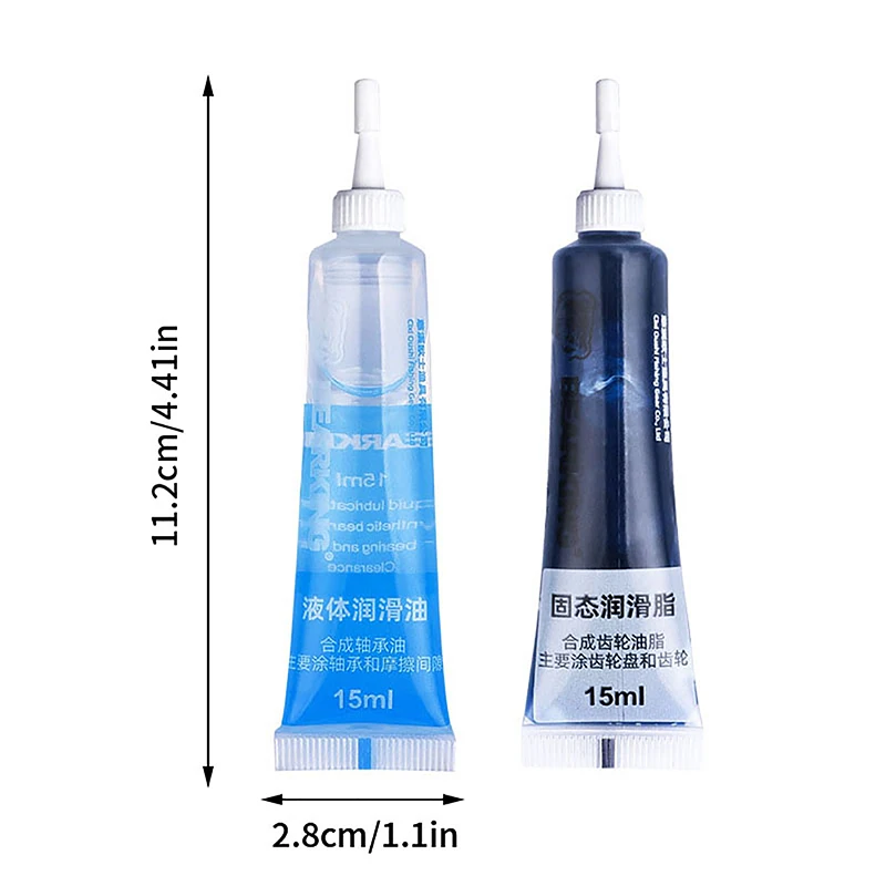 1/2Pcs Maintenance Oil Spinning For Fishing Reel Grease Bearing Lubricant oil Gear Protective Grease Maintenance Tool