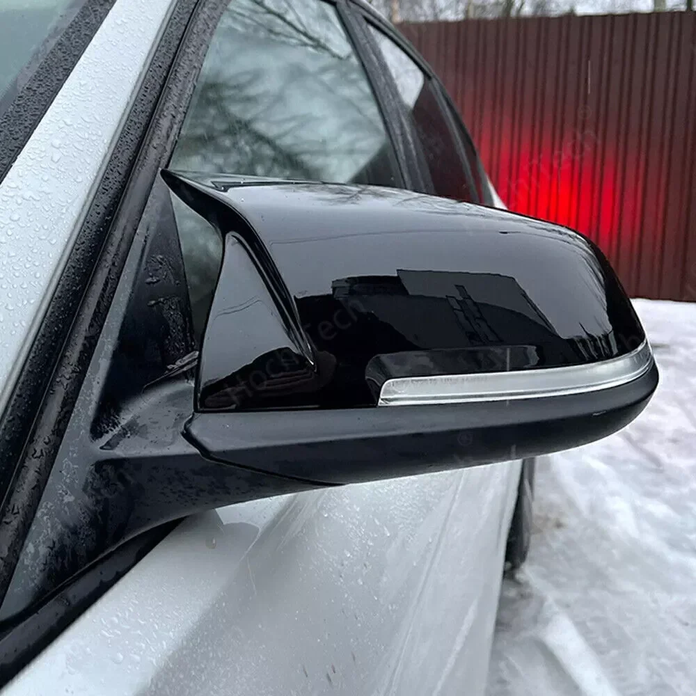

1 пара боковых крышек зеркал заднего вида подходит для BMW 1 2 3 4 серии F20 F30 F31 F32 F34 F36 E84 2014-2018 ABS глянцевый черный