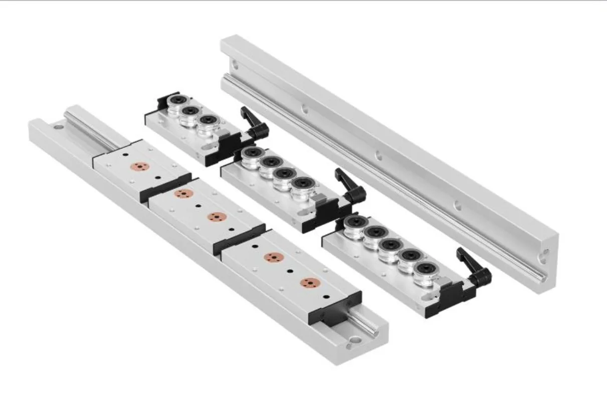 Wood working machinery  built in double axis linear guide SGR20 roller slide rail 300~1000mm SGB20 wheel block
