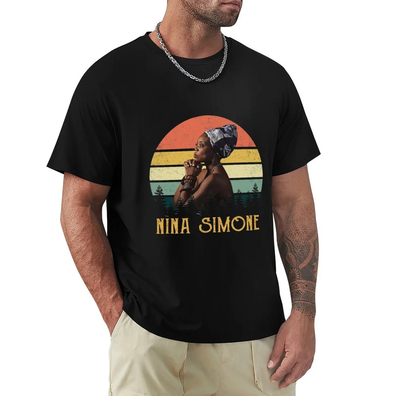 Vintage ruin nina T-Shirt Large Size Soft Cotton T-Shirt