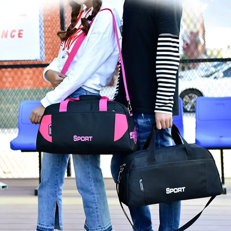 Outdoor Sports Bag Men Women Fitness Portable Handbag Nylon Gym Training Storage Travel Shoulder Pack Sack  carry on luggage sac