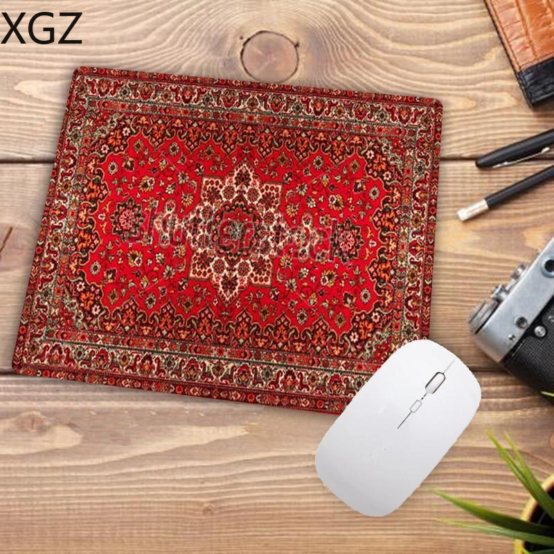 XS Persian carpet mouse pad computer small mouse pad suitable for office games 29x25 cm non-slip table mat mini carpet