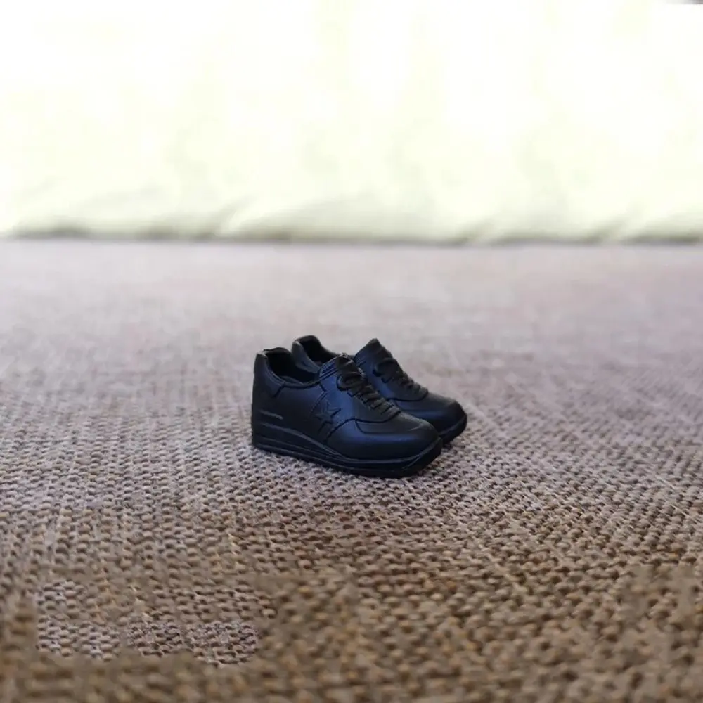 PVC Casual Shoes Round Toe 30cm Sneakers Solid Color Sneakers 1/6 Shoes Mini Cute PVC Casual Shoes 2cm Accessories