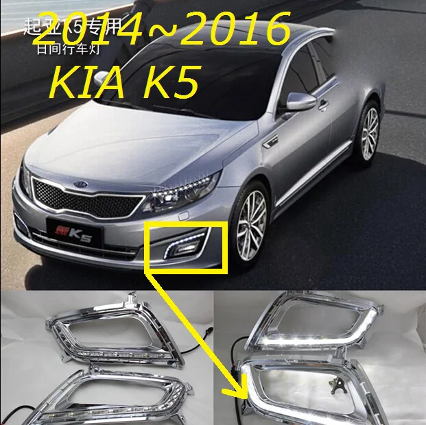 LED,2014~2016 KlA K5 daytime Light,K5 fog light,K5 headlight;soul,spectora,k5,sorento,kx5,Sportage R,K 3 ,Rio,cerato,K 5