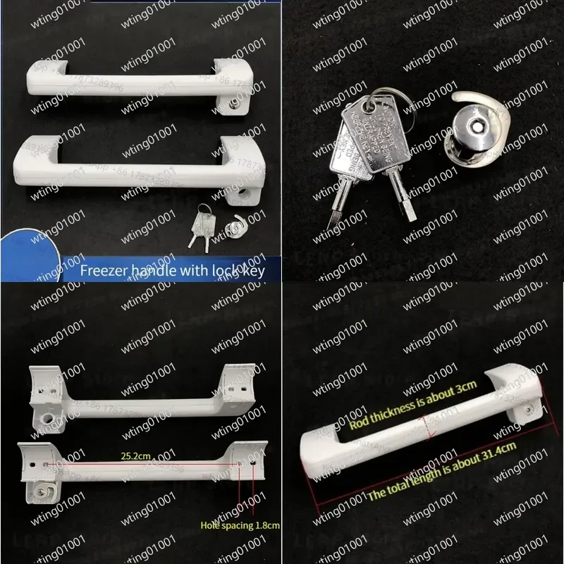 for Haier Freezer Door Grip Replacement No Latch or Fasteners Needed Easy Install Appliance Fix Component