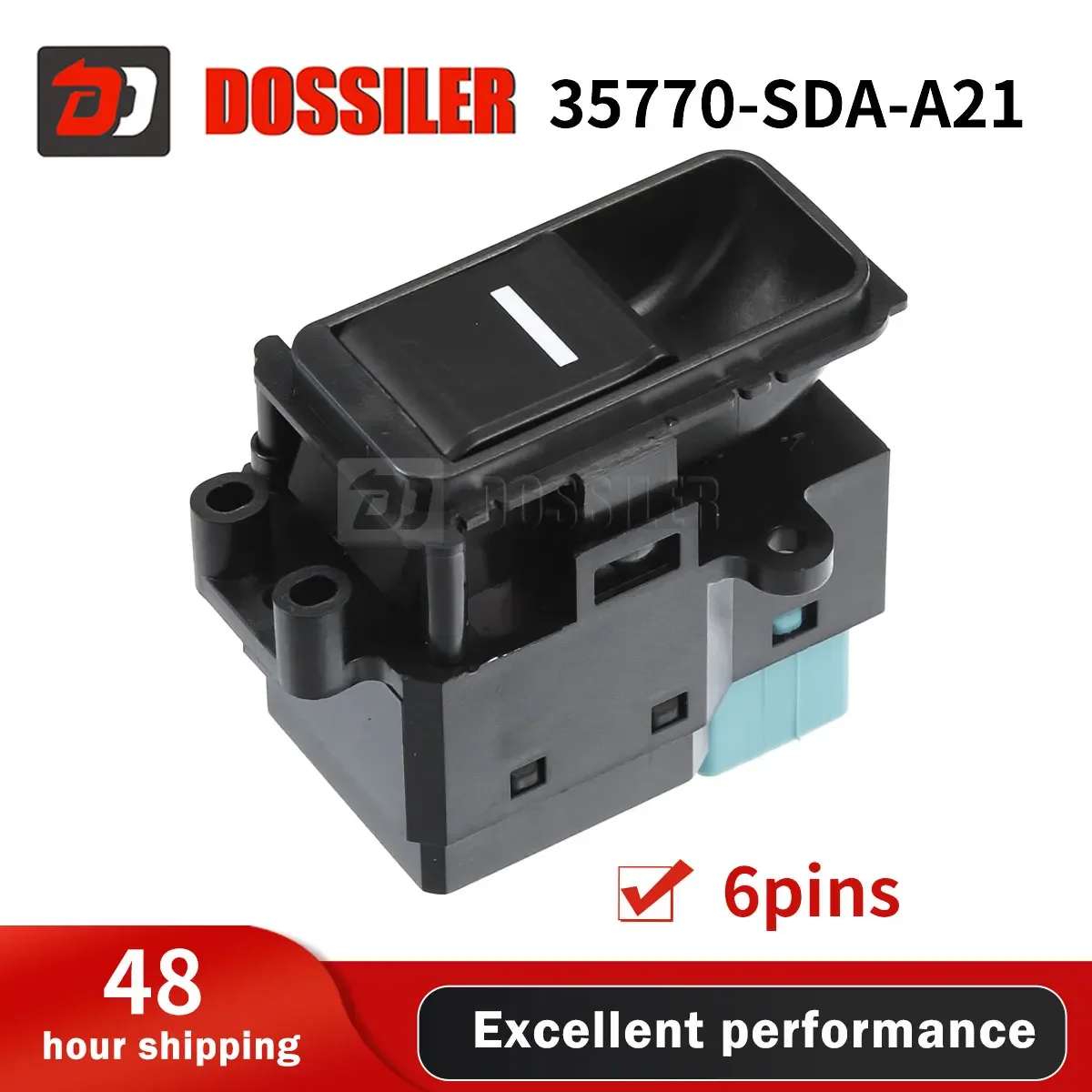 

35770-SDA-A21 Dossiler Electric Power Window Control Switch Button Control For Honda Accord 7th 2.4L Generation Rear Left Right