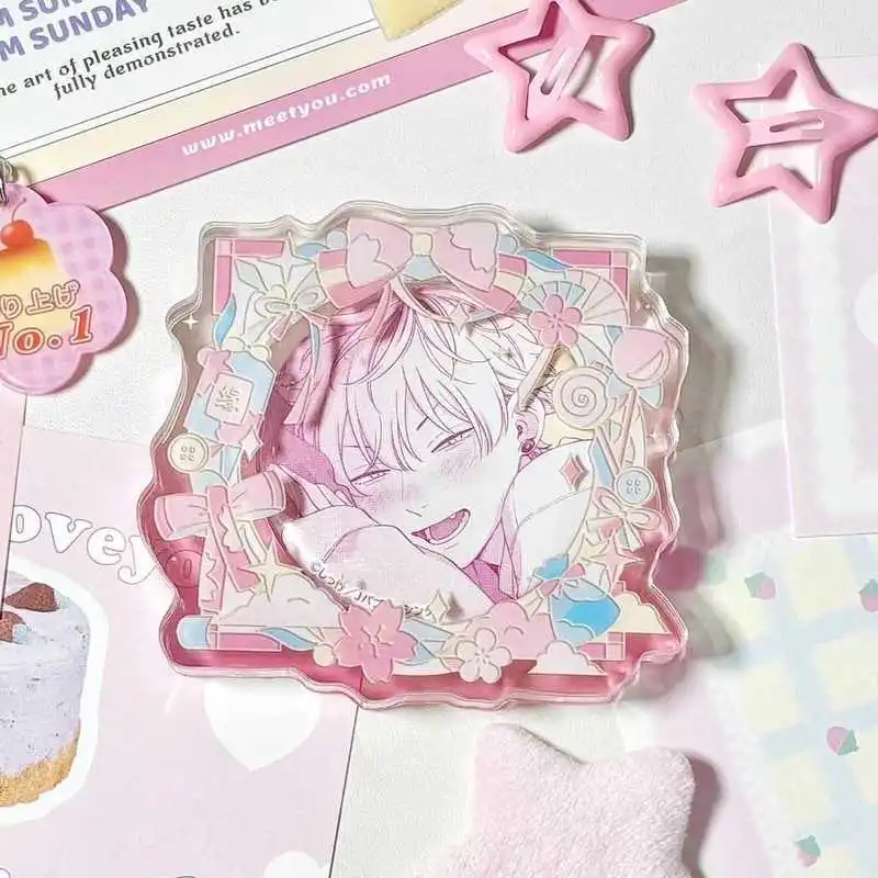 

New Style Affinity Prayer Series Anime GOODS Badge Beautification Shell Clear And High-Value Badge Storage Shell Decoration