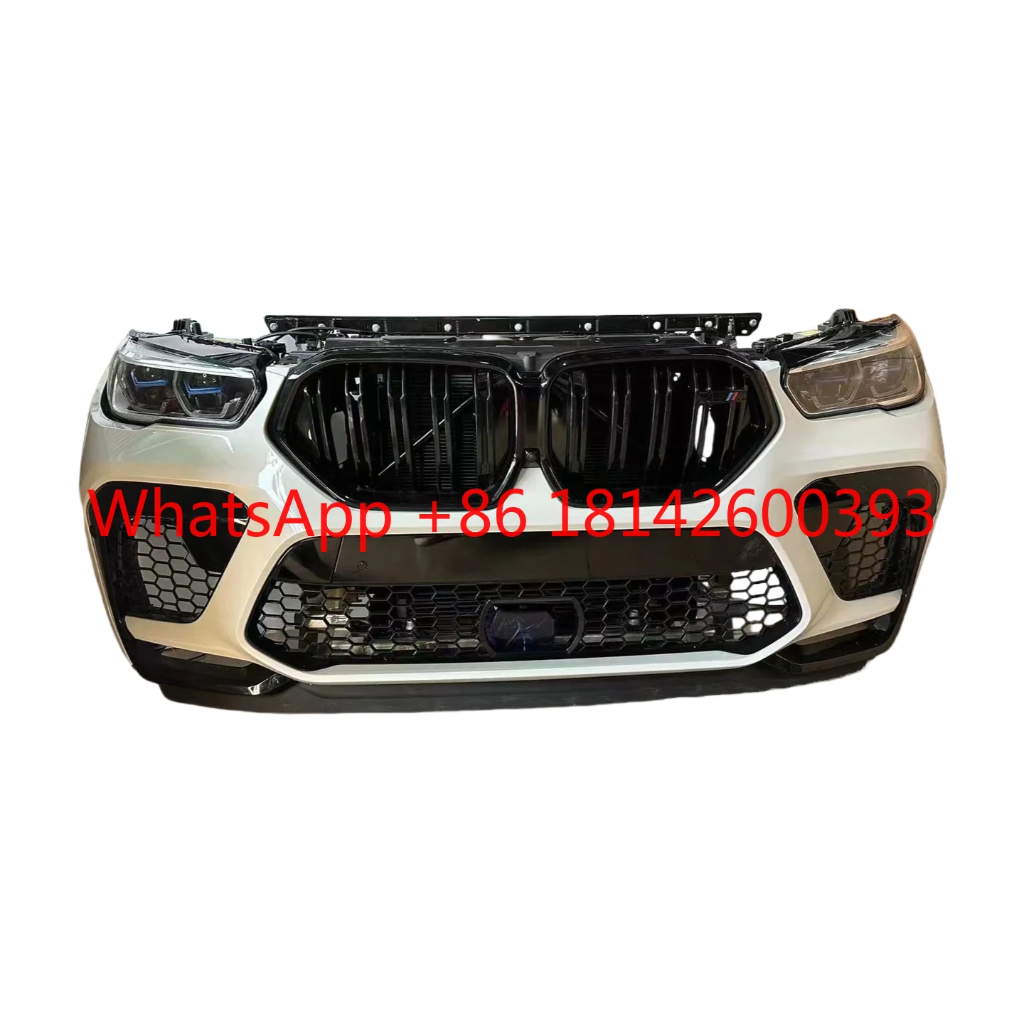 For 20-24   X6M F96 Front Bumper Grille Radiator Fan Intake Hood Cooling Bracket Assembly