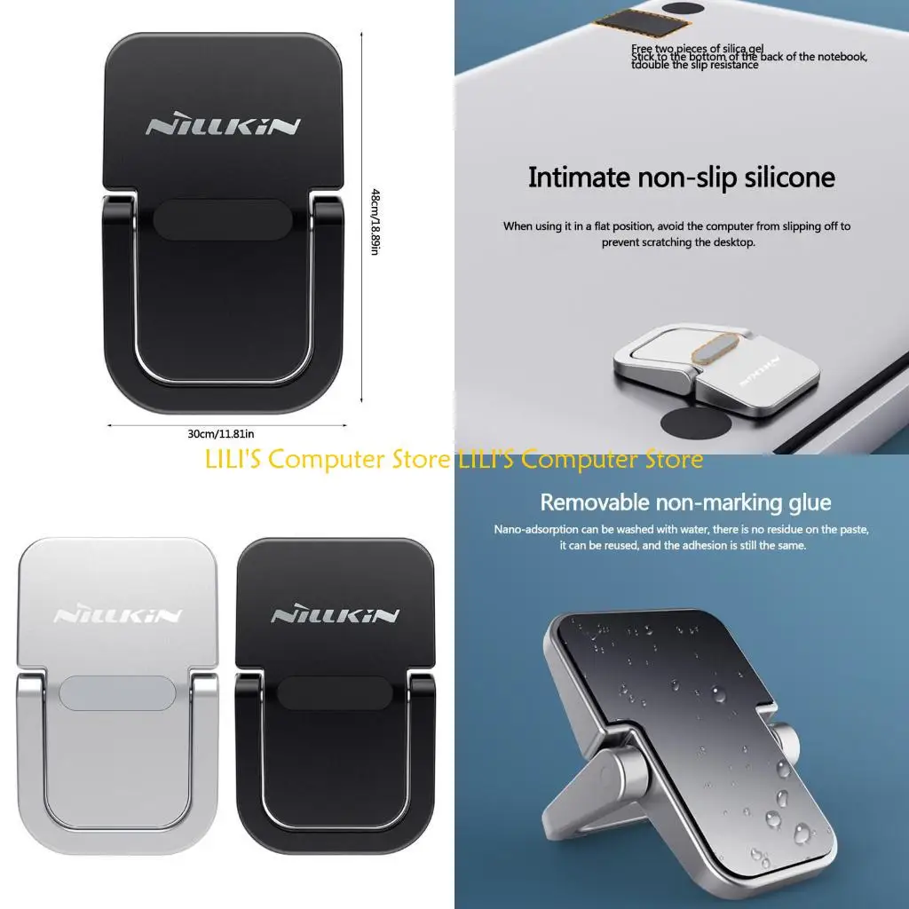 

A52B Foldable Stand Adjustable Tablets Stand Holder Bracket Cooling for Notebook 2PCS