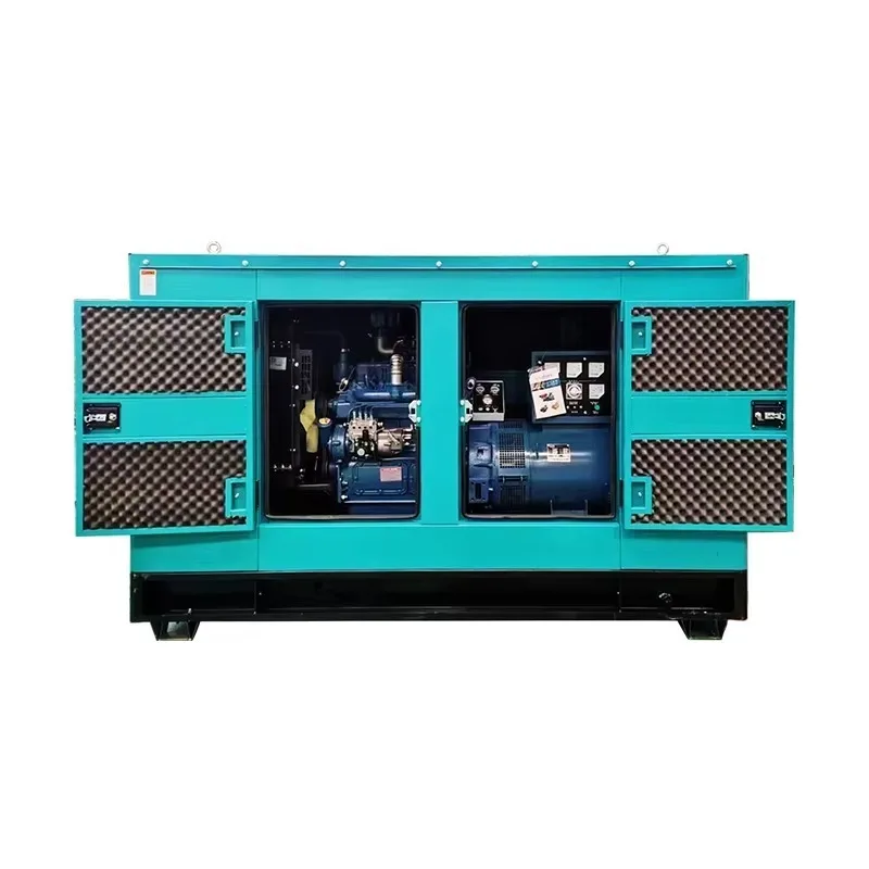 50kVA Diesel Generator Set with Auto Start Silent Type Open Frame 220V Rated Voltage