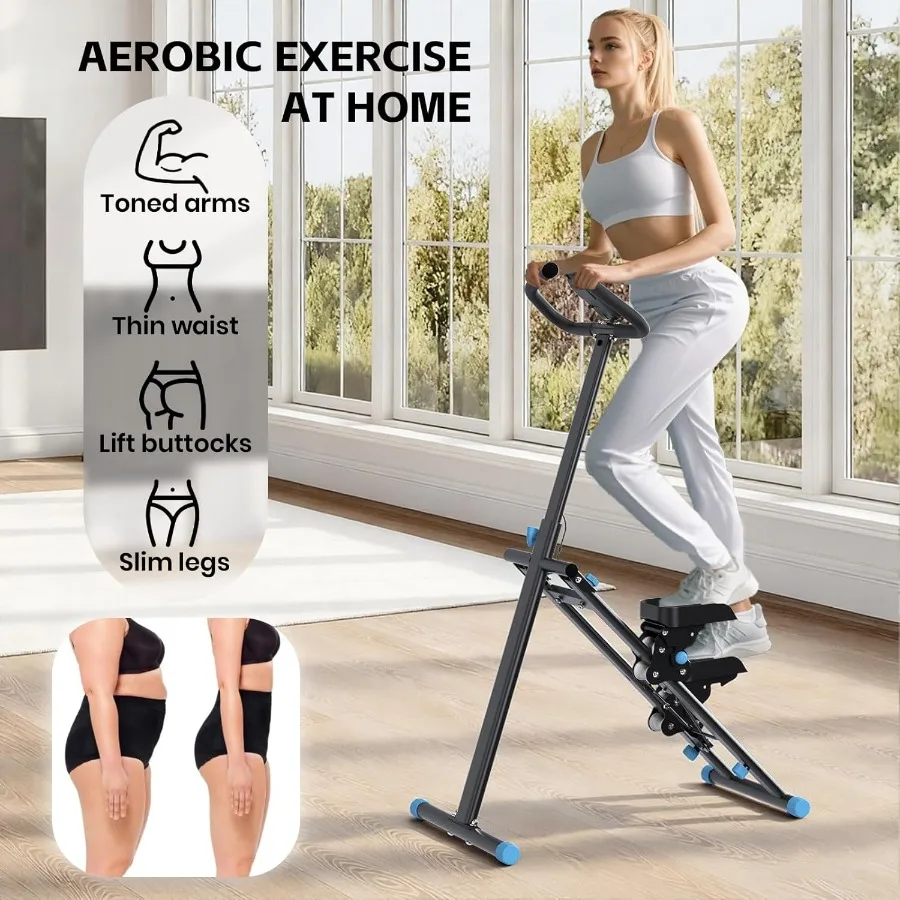 أداة سلالم لـ HomeStair Master للتمرين في المنزل، أداة سلم قابلة للطي لتمرين كامل الجسم، متسلق الدرج المدمج مع