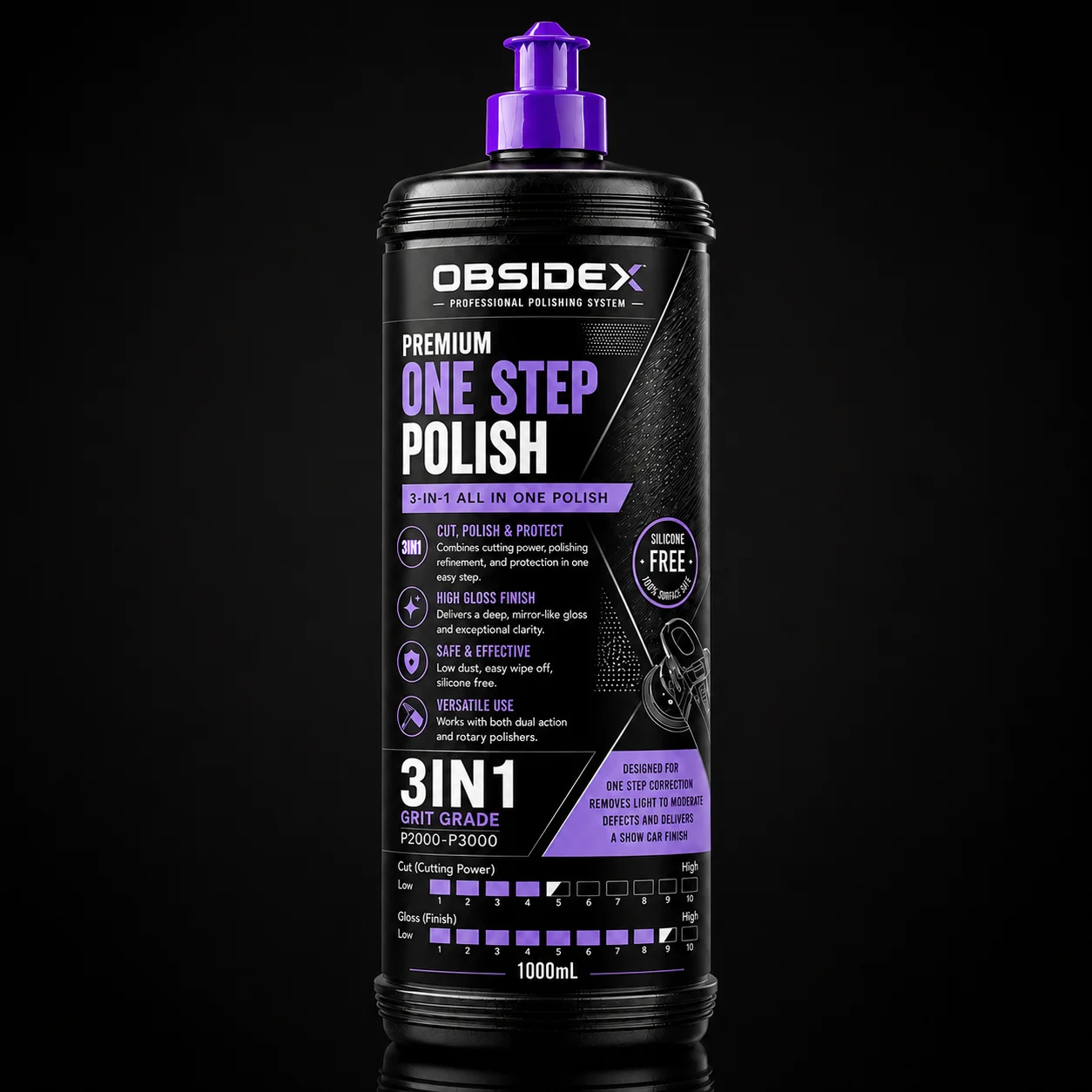 obsidex-premium-one-step-polish-–-3‑in‑1-cut-polish-protect-swirl-oxidation-remover-mirror-gloss-finish