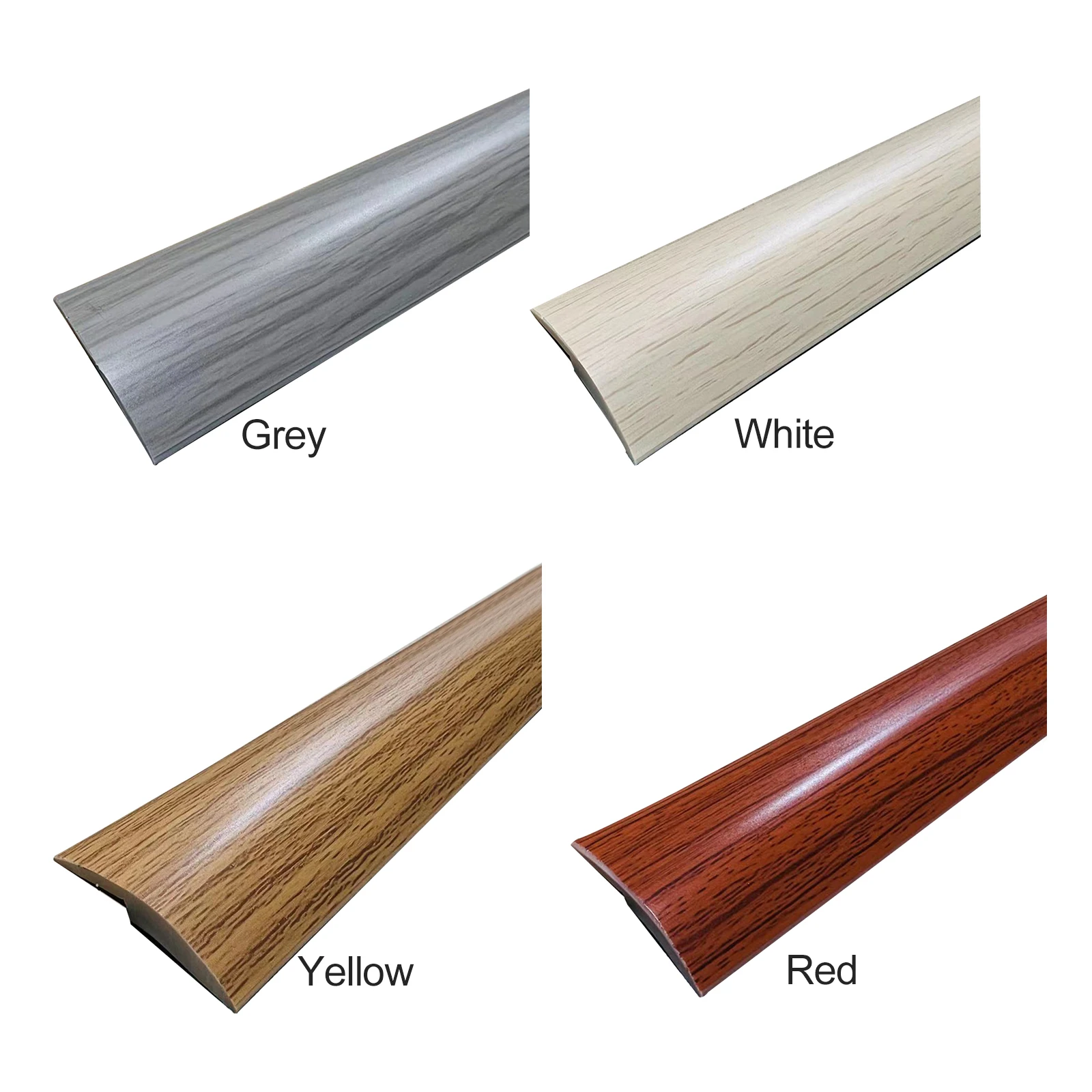 Floor Stickers Edge Trim PVC Furniture Renovation Skirting Line Self-adhesive Realistic Wood Grain Repair Adhensive Duct Tape