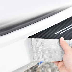 Şerit kapı eşiğine araba, gövde, araba arka amortisör koruyucu, yapıştırıcı deri ve fiber karbon honda crv için, civic XR-V HR-V accord Kapı crv'sindeki 6 büyük satış-no. 6