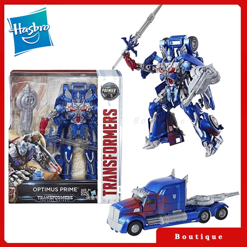 

In stock Hasbro Transformers toys Transformers: The Last Knight TLK Class L Optimus Prime Robot Collection Action Figure