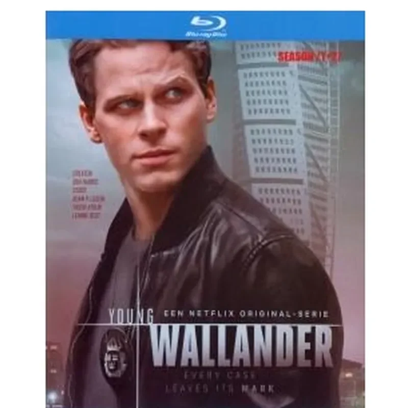BD Blu-ray de alta definición, drama británico, Young Wallander, temporadas 1–2, set de cuatro discos en caja