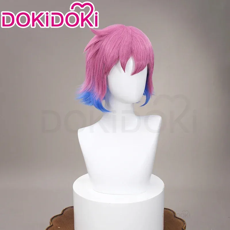 IN MAGAZZINO Ramona Fiori Parrucca Anime Scott Pilgrim Prendi Off Parrucca Cosplay DokiDoki 35 cm Capelli Corti Ramona Fiori Cosplay Cap Libero