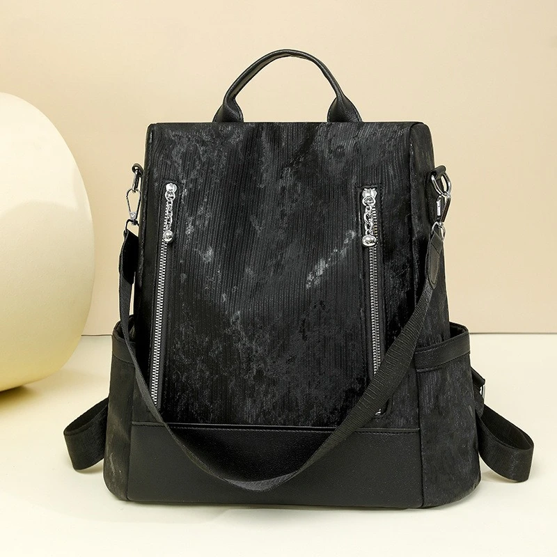 Europe and the United States new anti-theft shoulder bag texture ladies backpack out leisure trend multi-purpose shoulder bag.