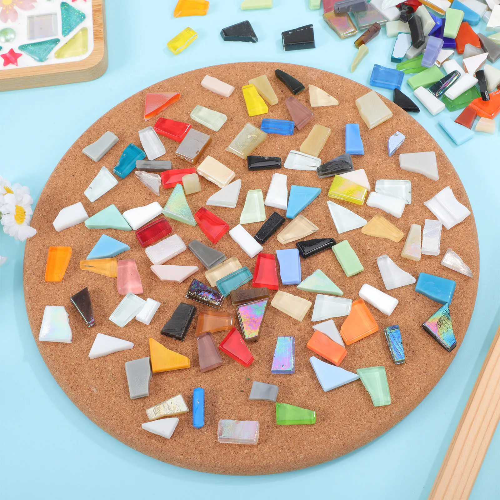 Mosaic Tile Supply - 1 Sacchetto di Pezzi di Vetro
