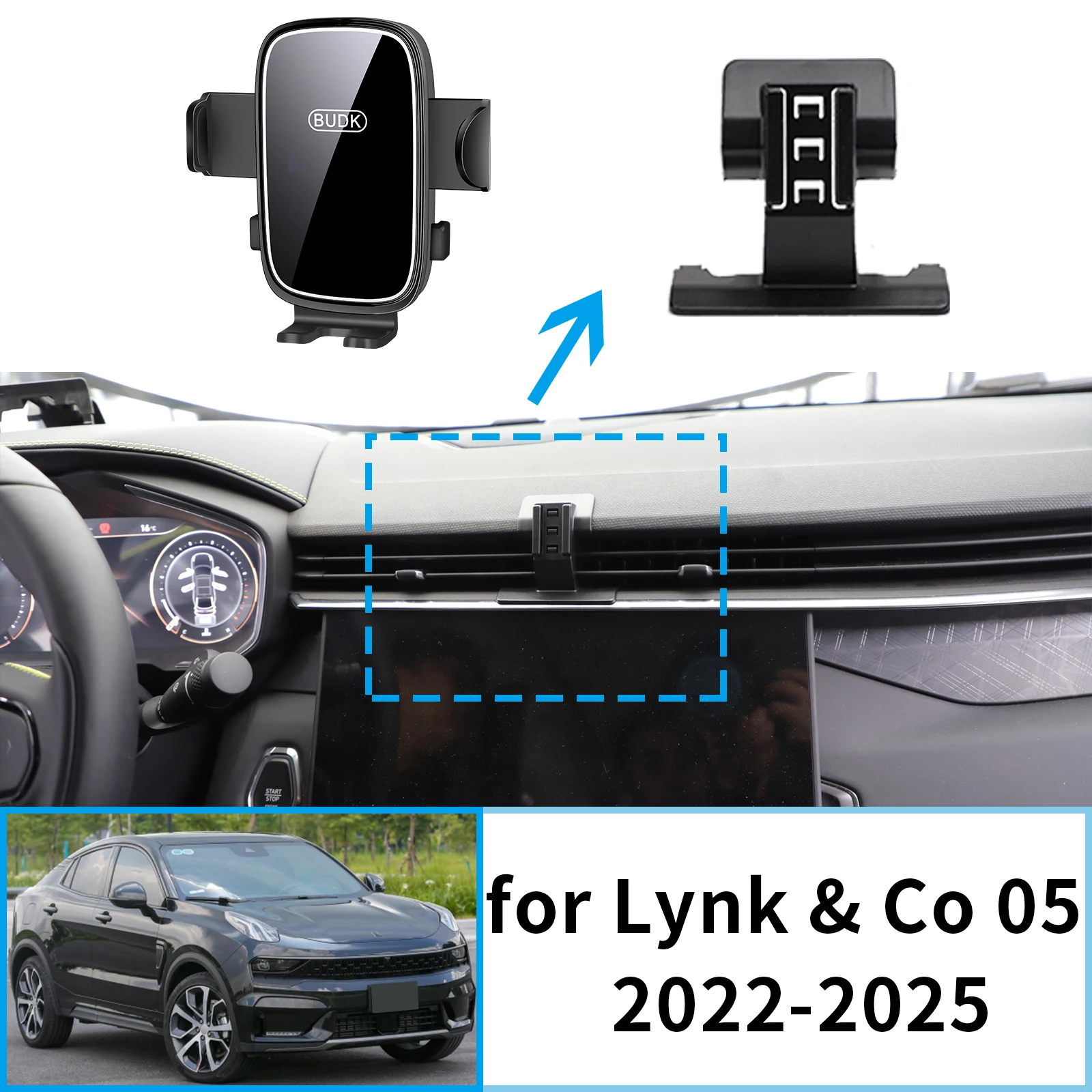 

​​fit for Lynk & Co 05 2022 2023 2024 2025 Navigation Phone Holder Mount Customized Car accessoires