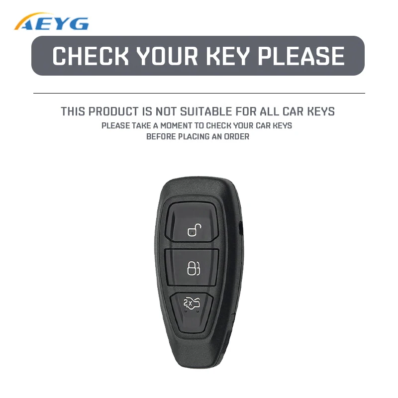 Fashion Car Remote Key Case Cover Shell Fob For Ford Focus 3 4 ST Mondeo MK3 MK4 Fiesta Fusion Kuga Ecosport Protect Accessories