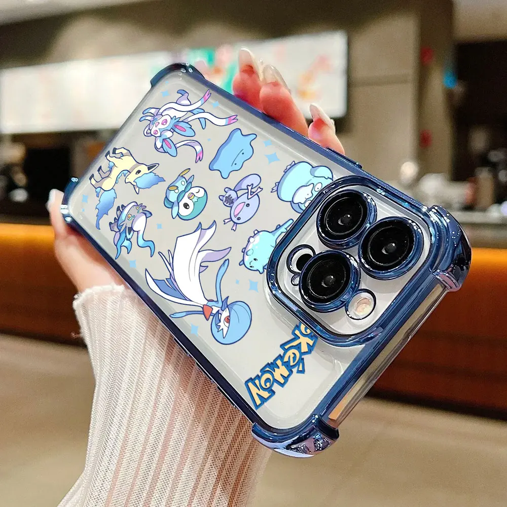 Sylveons Eevees Gengars Anime P-Pokemons Case For Xiaomi 17T Pro 15T 14T 15 14 Poco F7 F8 Ultra M7 M8 X6 X7 X8 Pro Max 5G Cover view 4