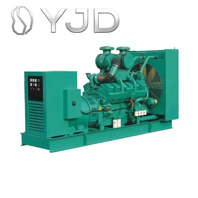 Heavy  600KW/750KVA Diesel Generator Set Auto Start 50/60Hz Open Frame Air/Water Cooled Industrial Generator ATS