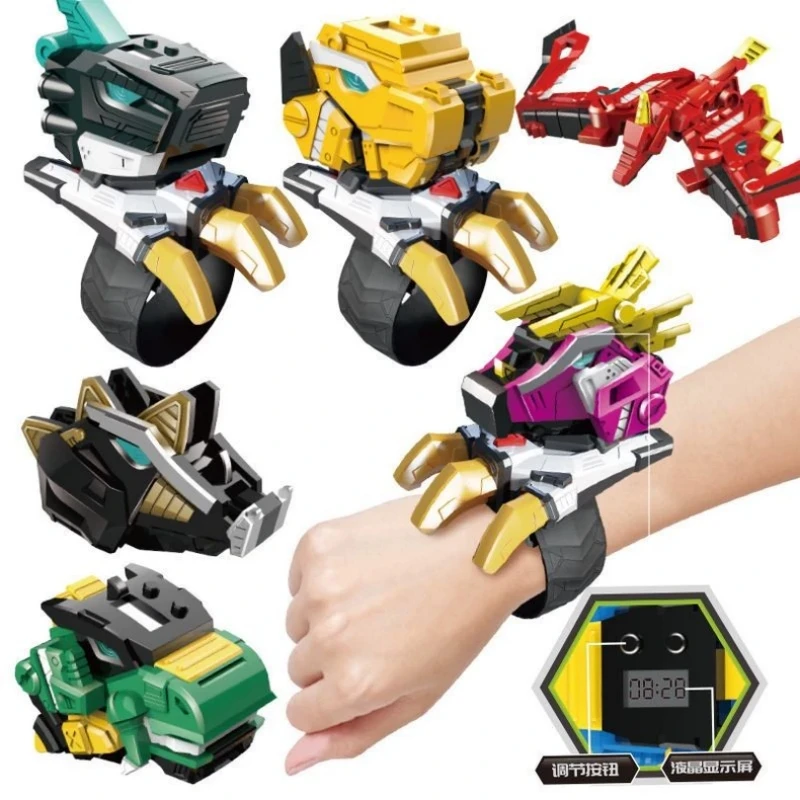 Reloj Miniforce X Super Dinosaur Power Series de alta calidad, reloj periférico de animé transformador, modelo de juguete, regalos de vacaciones para niños