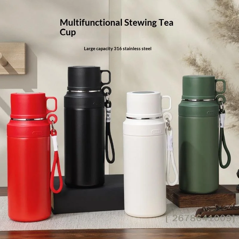 

♥Stainless Steel Thermal Water Bottle Keep Cold And Hot Thermo Coffee Mug Leak Proof Travel Thermos Bottle(500-1000ml)|〔YY33〕