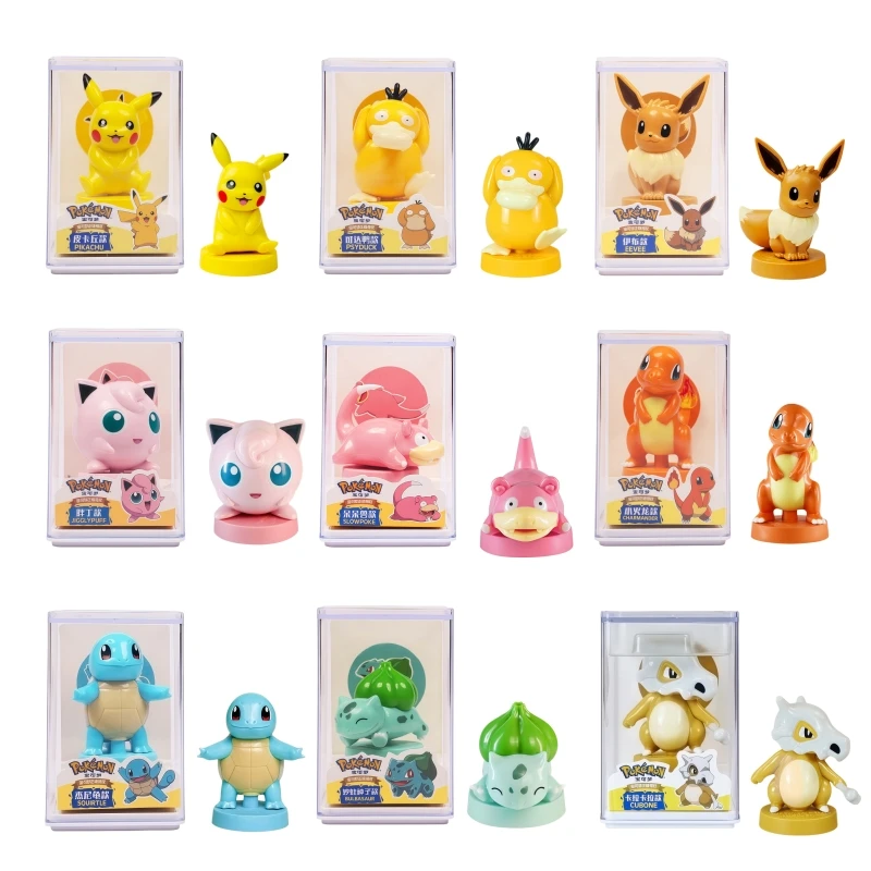 pokemon-anime-character-pocket-monster-pikachu-eevee-cubone-psyduck-charmander-seal-cap-stationery-model-decoration-toy-gifts