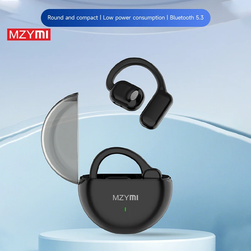 

MZYMI True Wireless Earbuds Bluetooth5.3 Headphones Earhook HiFi Stereo Sound Waterproof Headsets Open Ear Earphoens For Phone