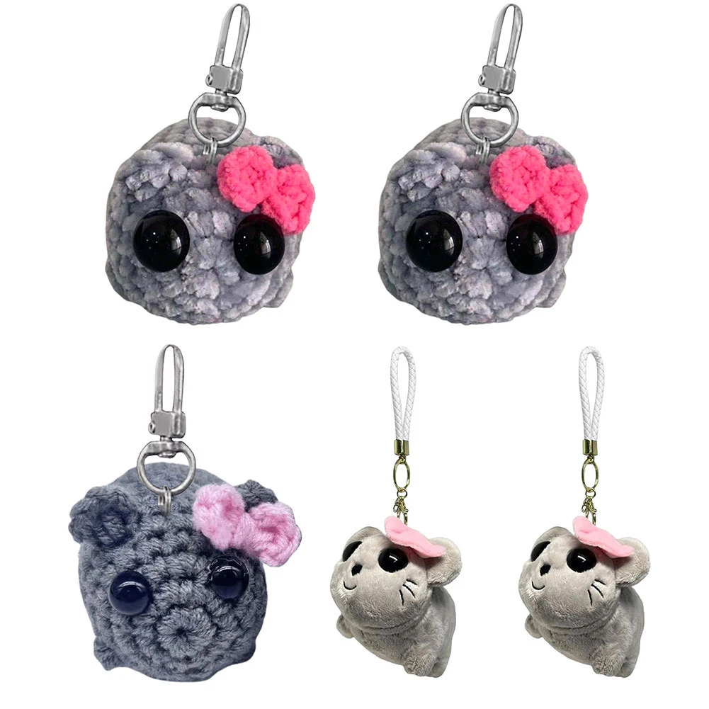 น่ารักถัก Sad ตุ๊กตาหนูแฮมสเตอร์การ์ตูนถักจี้โครเชต์ Sad Hamster Meme สาว Kawaii หนูแฮมสเตอร์ตุ๊กตาทําด้วยมือสําหรับของขวัญเด็ก