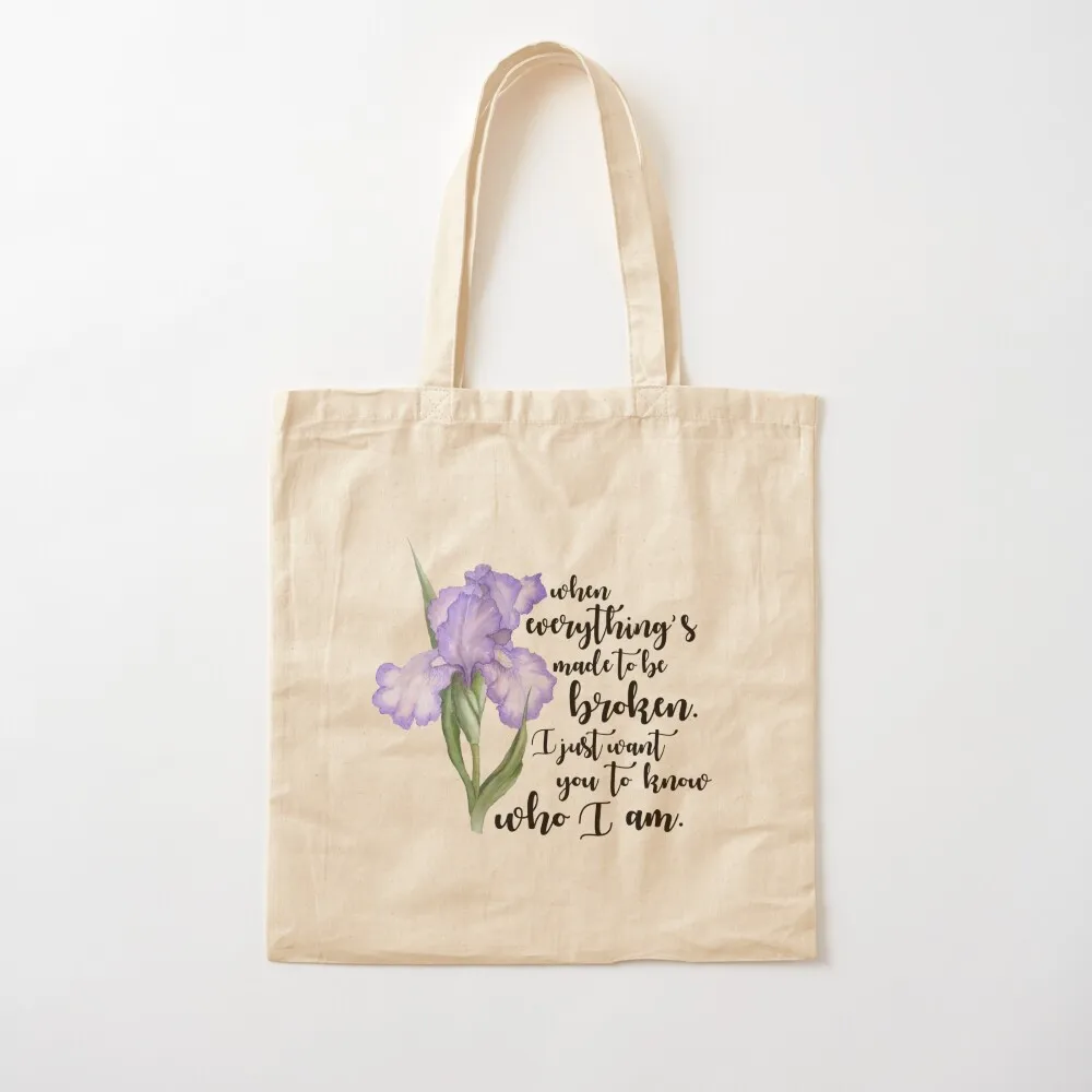 

Iris by the Goo Goo Dolls Tote Bag reusable grocery bags bags luxury women free delivery bags Canvas Tote Bag