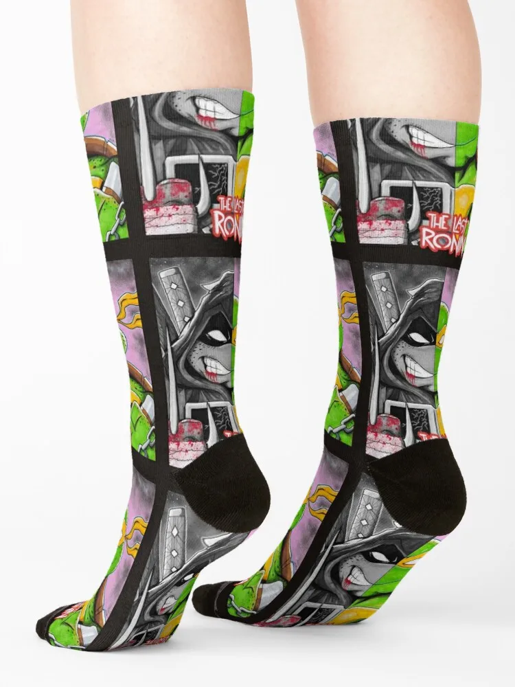 LAST RONIN TURTLE H Socks cartoon Stockings Crossfit football Woman Socks Men's