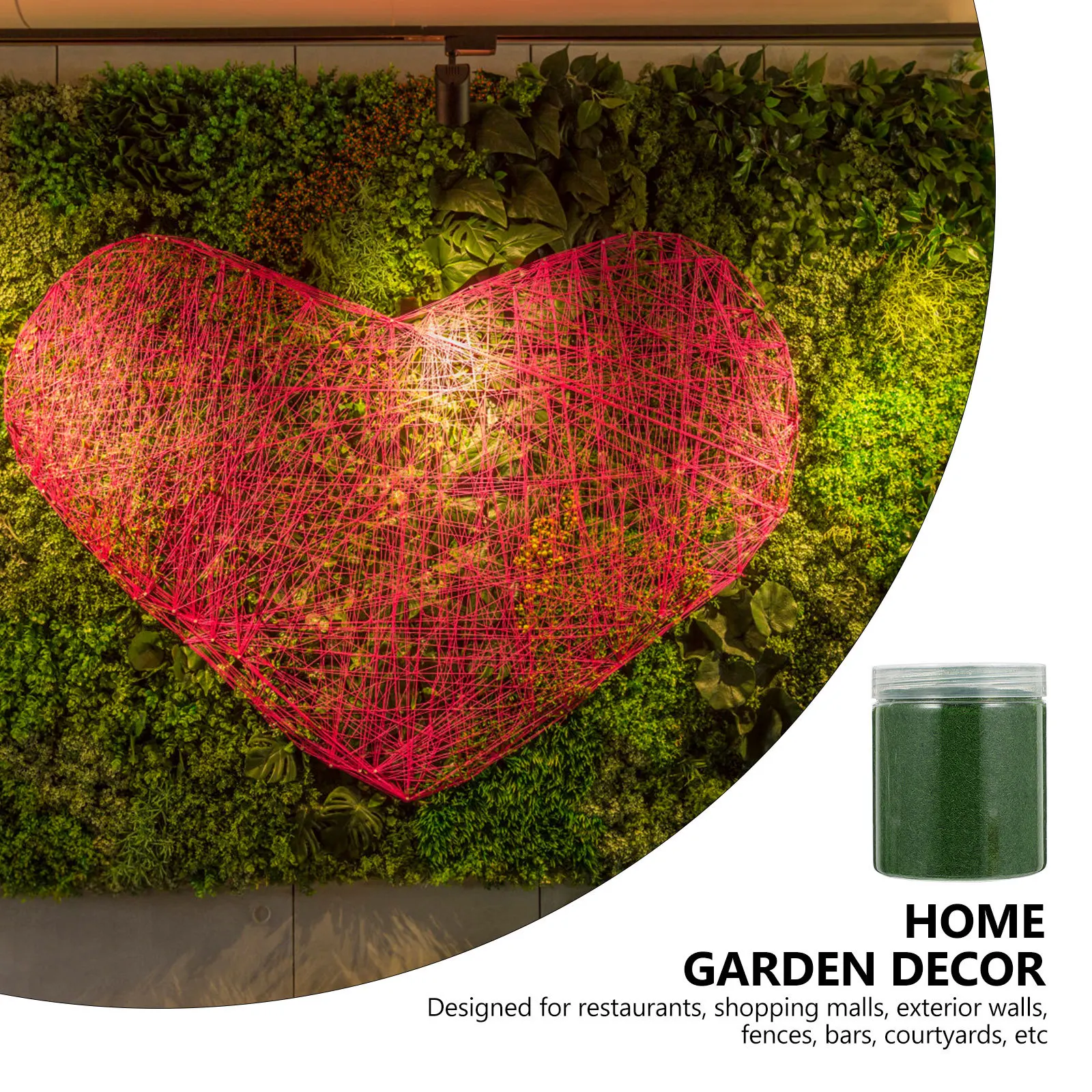 

1 Bottle Artificial Lawn Powder Simulation Moss Decor Realistic Decor Landscape Accessory DIY Scene Layout Fake Plant Ornament