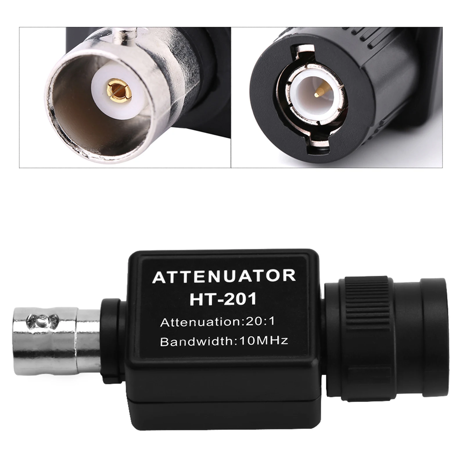 

Пассивный аттенюатор HT201, сглаживание сигнала 20:1, полоса пропускания 10 МГц, для осциллографа