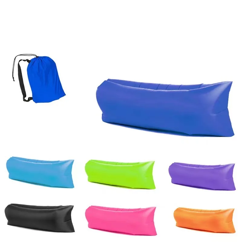 WW Garden sofa Trend Outdoor Fast Inflatable Air Sofa Bed GoodQuality Sleeping Bag Inflatable AirBag Lazy bag Party Beach Sofa