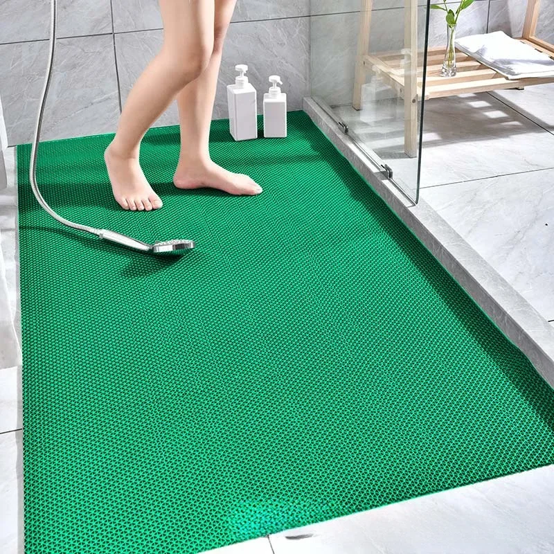 NONE Rutschfeste Fußmatten aus Kunststoff, PVC, für Küche, Badezimmer, Badezimmer, Außenpool, wasserdicht, schmutzabweisend, Fußmatten, Teppich, rutschfeste Matten 3