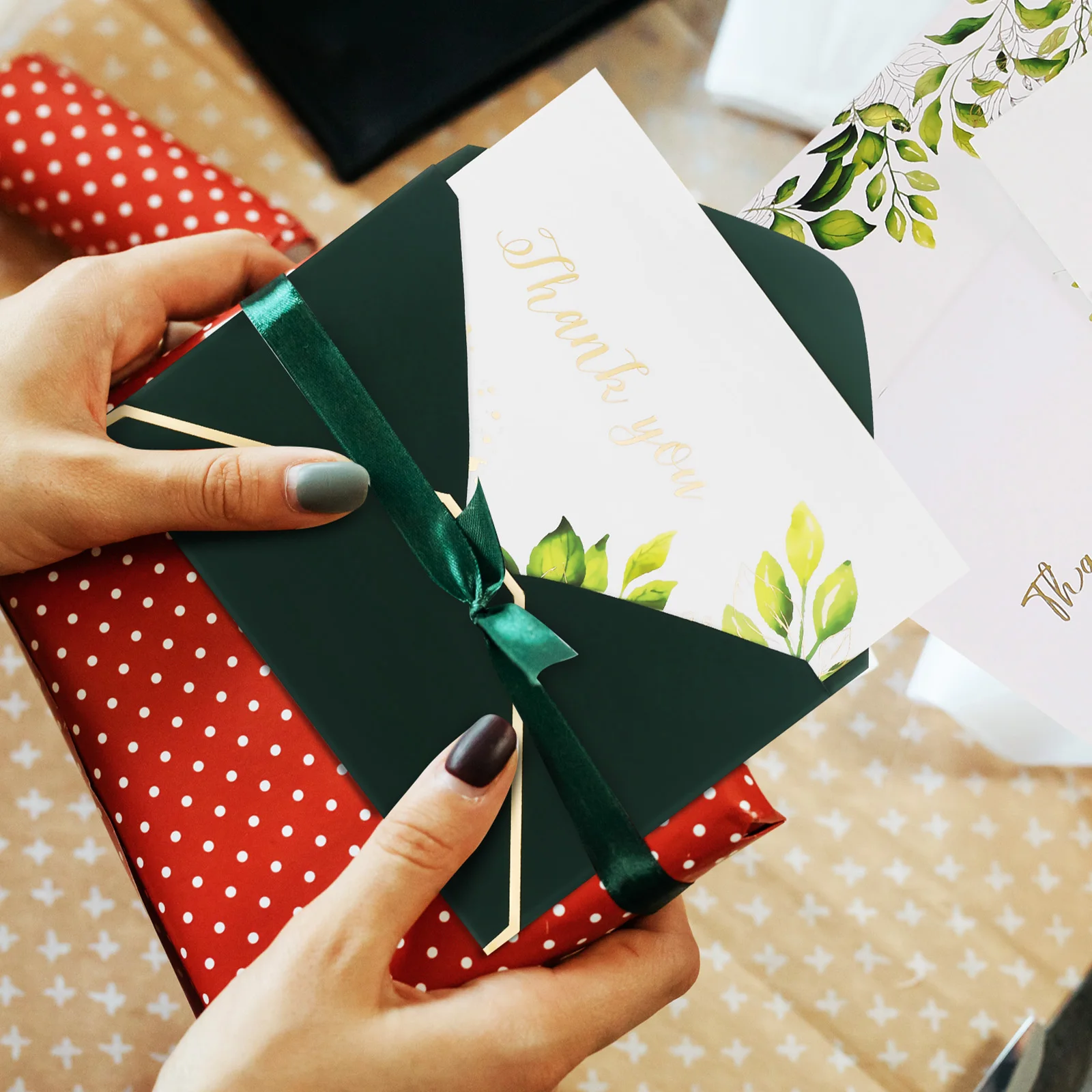 

Teacher'S Day Exquisite Greeting Card Paper Holiday Cards For Teachers Clear Printing Versatile Use Message Card Thank You
