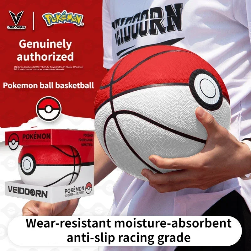 Pokemon 2024 New Model Hot on The Market Good-looking Co-branded Basketball No. 7 No. 5 Adult Wear-resistant Training High-value